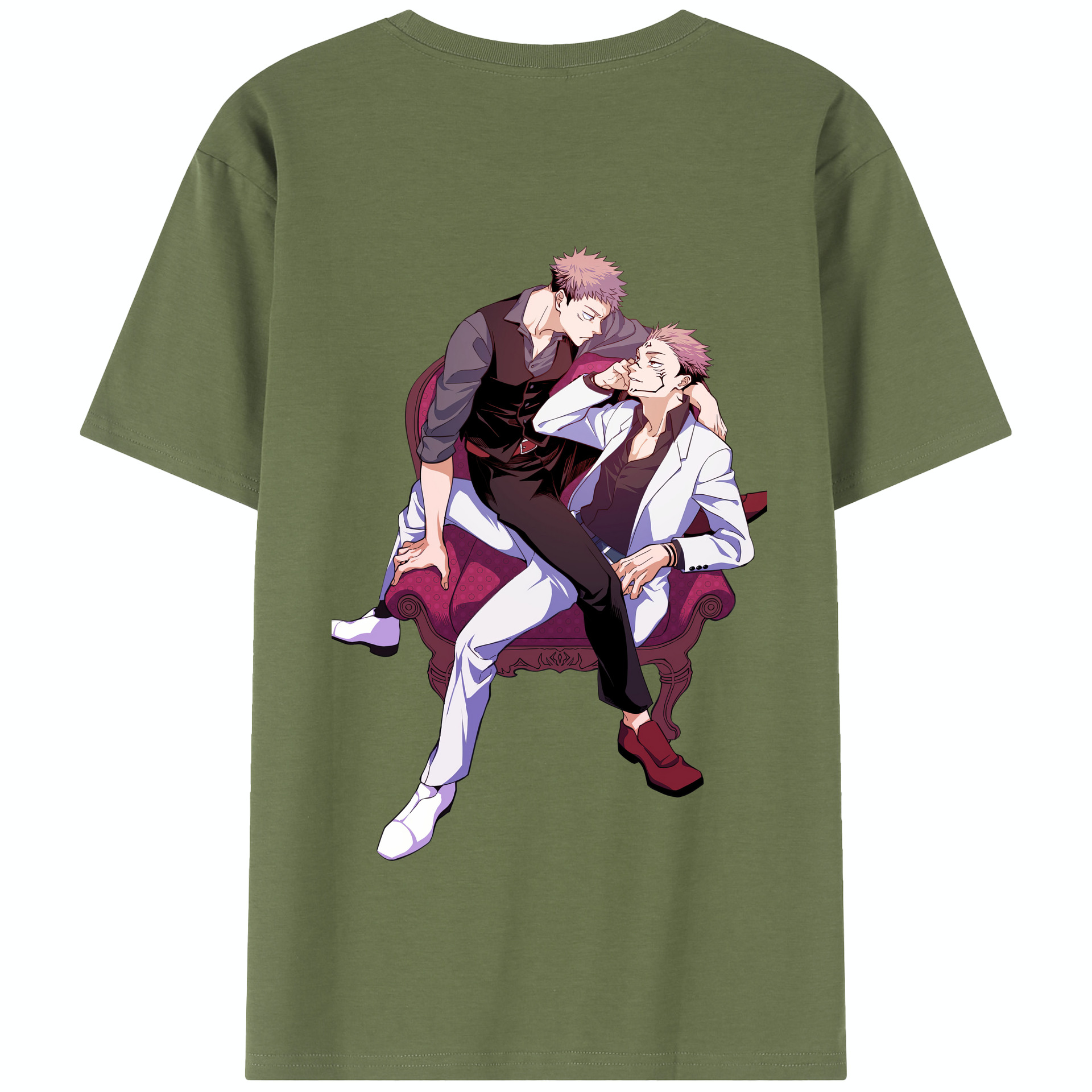 （画像用） 呪術廻戦 Jujutsu Kaisen 綿100％半袖Tシャツ（背面プリント）